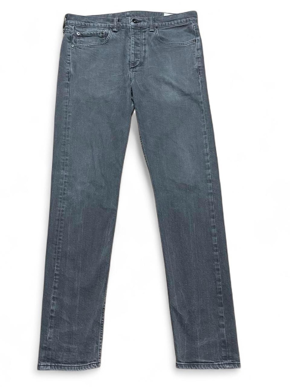 Rag & Bone Fit 2 Slim Jeans Mens 33x33 Faded Gray Stretch Denim Made in USA